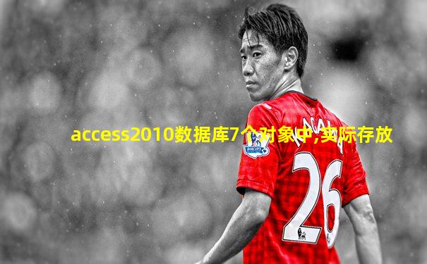 access2010数据库7个对象中,实际存放