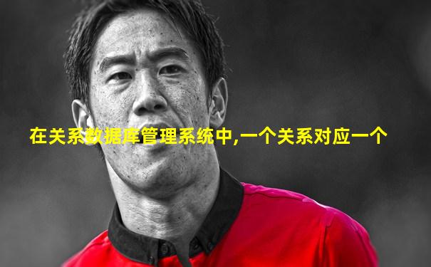 在关系数据库管理系统中,一个关系对应一个