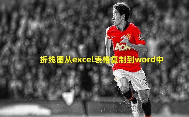 折线图从excel表格复制到word中