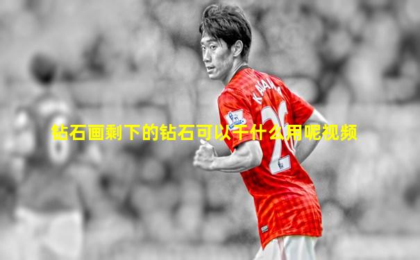 钻石画剩下的钻石可以干什么用呢视频