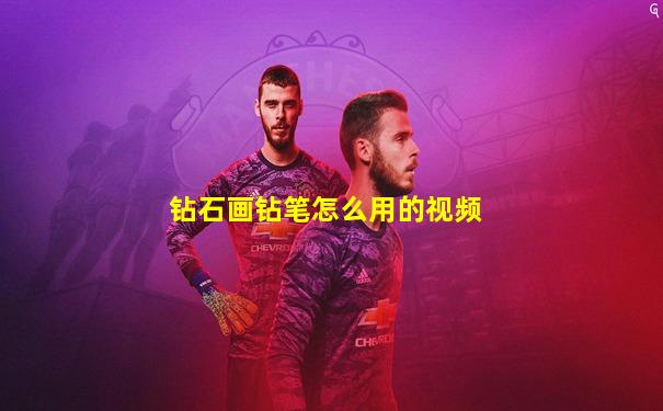 钻石画钻笔怎么用的视频